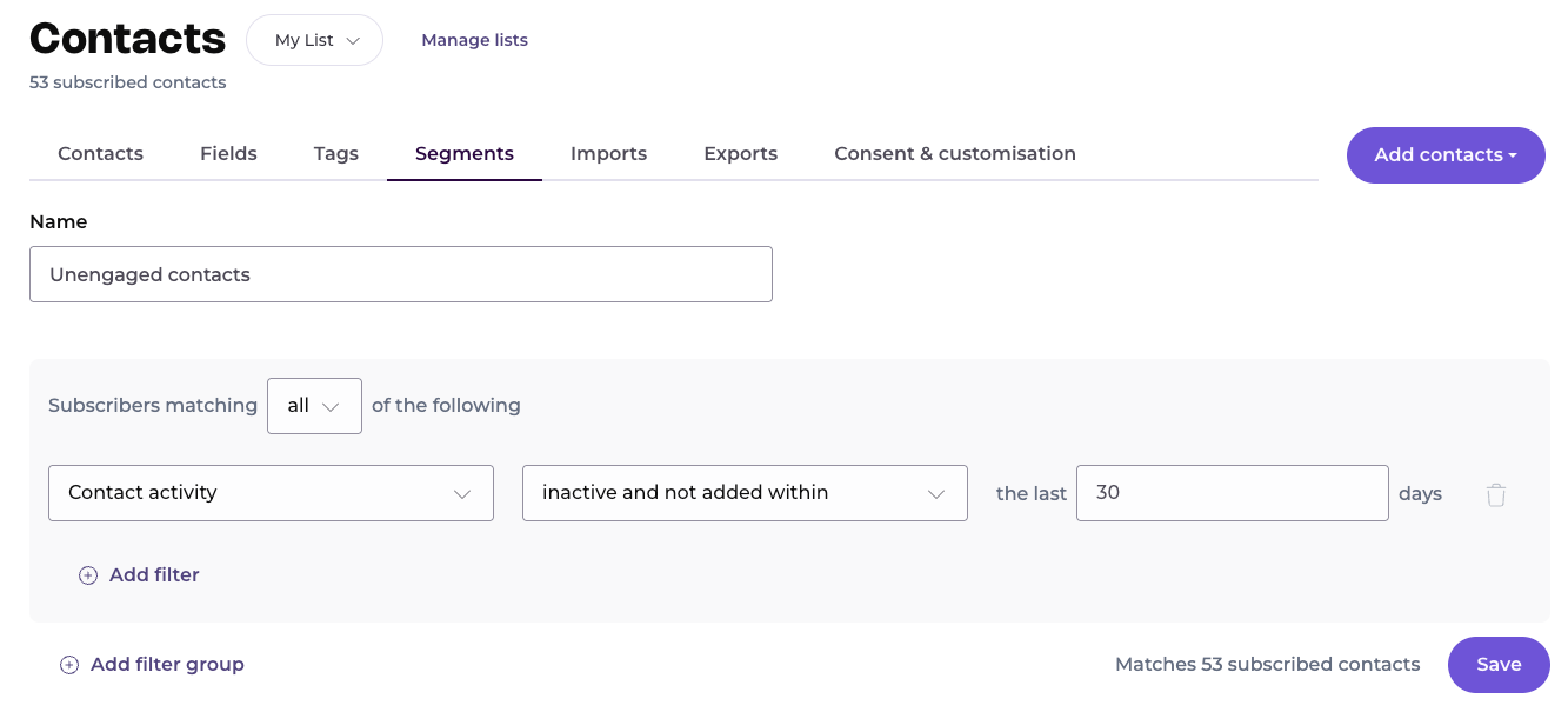 Remove Inactive Subscribers Regularly