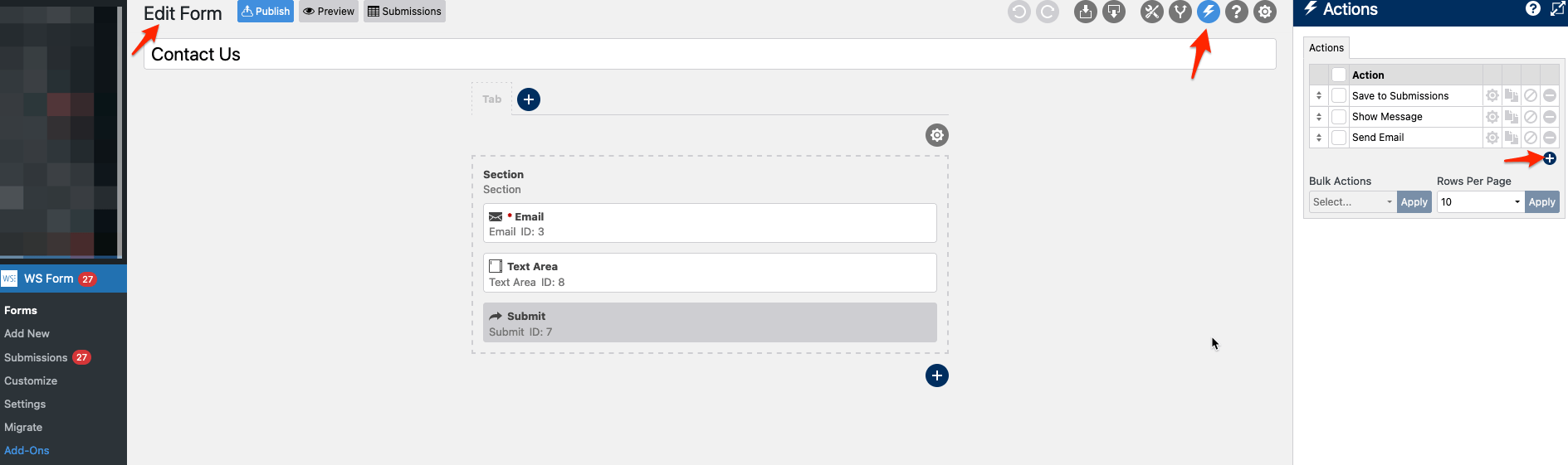 WS Form OOPSpam set up