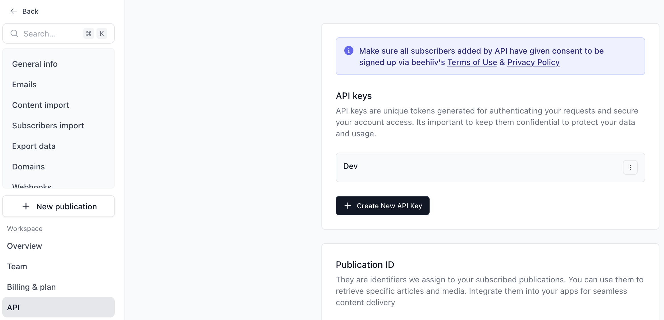 Step 2: Connect With Your Beehiiv API Key Step 2: Connect With Your Beehiiv API Key