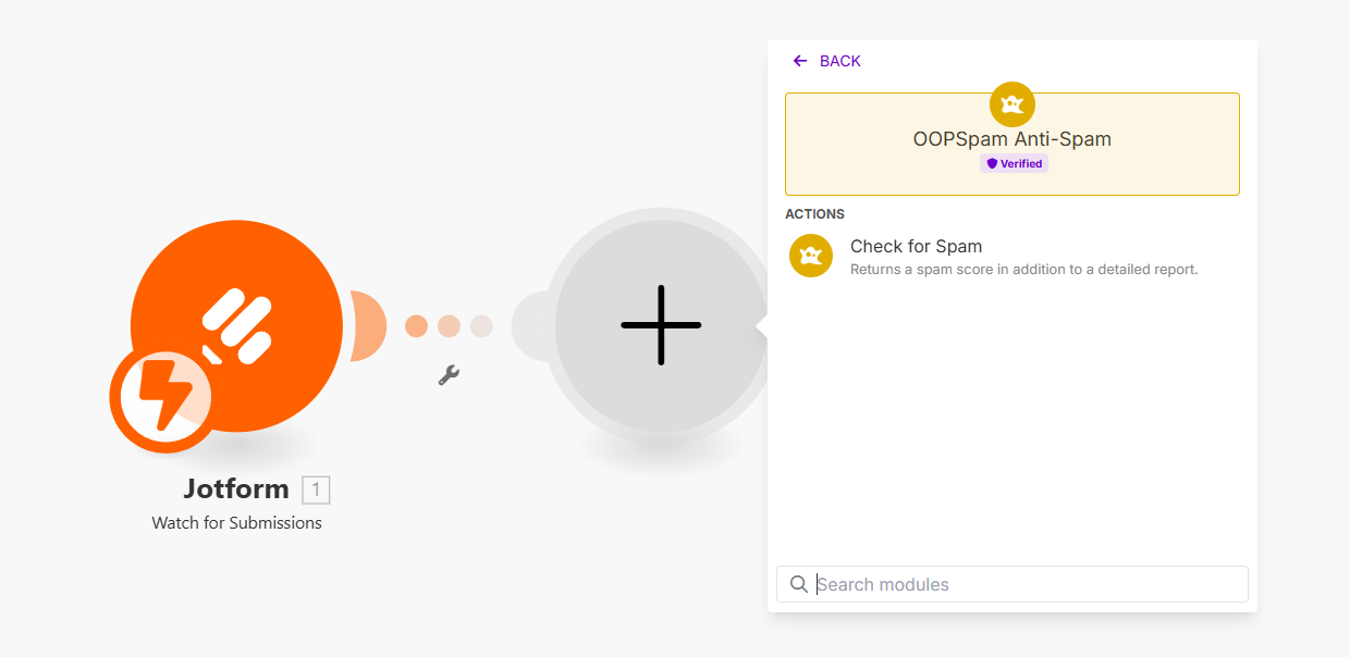Add the OOPSpam Module