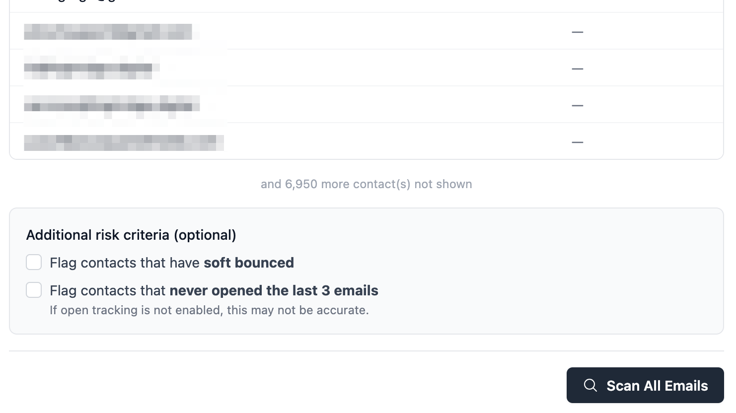 Step 5: Adjust the Additional Risk Criteria