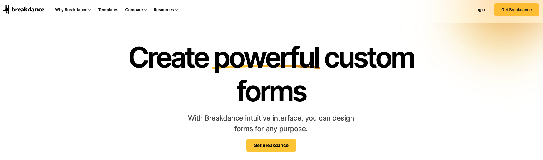 Breakdance homepage