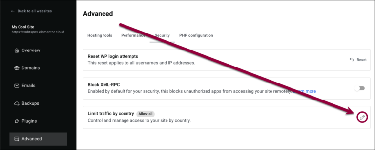 How to Block Countries in Elementor Hosting 