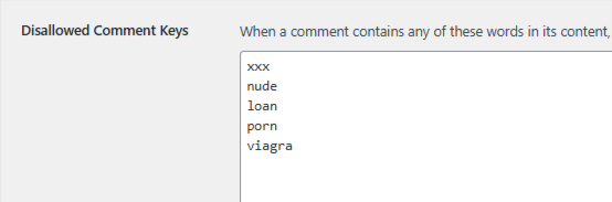 Use the Disallowed List