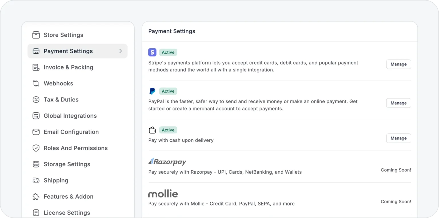 FluentCart Payment Gateways FluentCart Payment Gateways