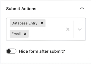 Enable Database Entry in Kadence Pro