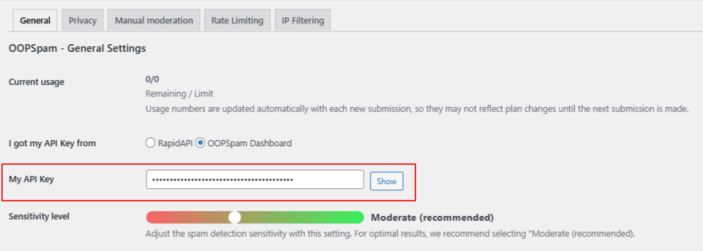 Connect Your API Key