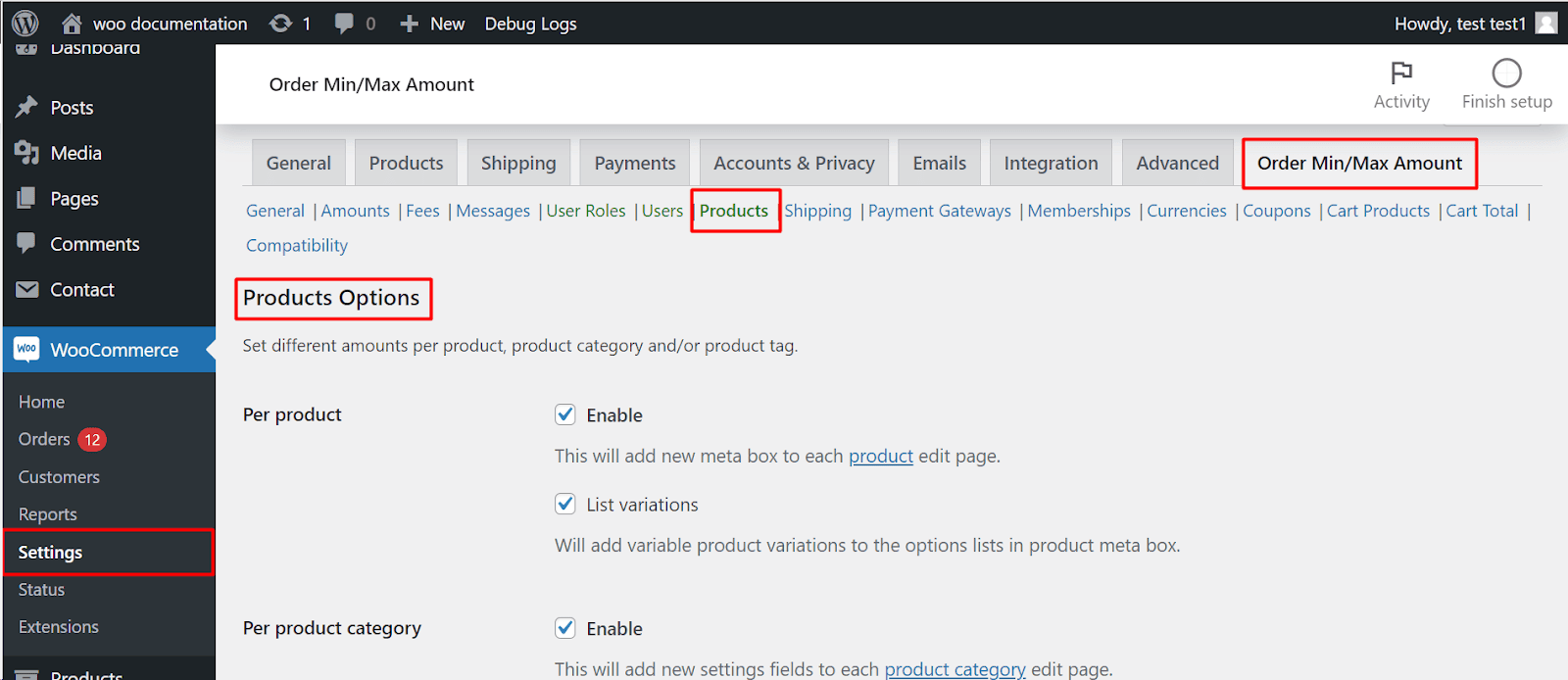 Order Minimum/Maximum Amount for WooCommerce Order Minimum/Maximum Amount for WooCommerce