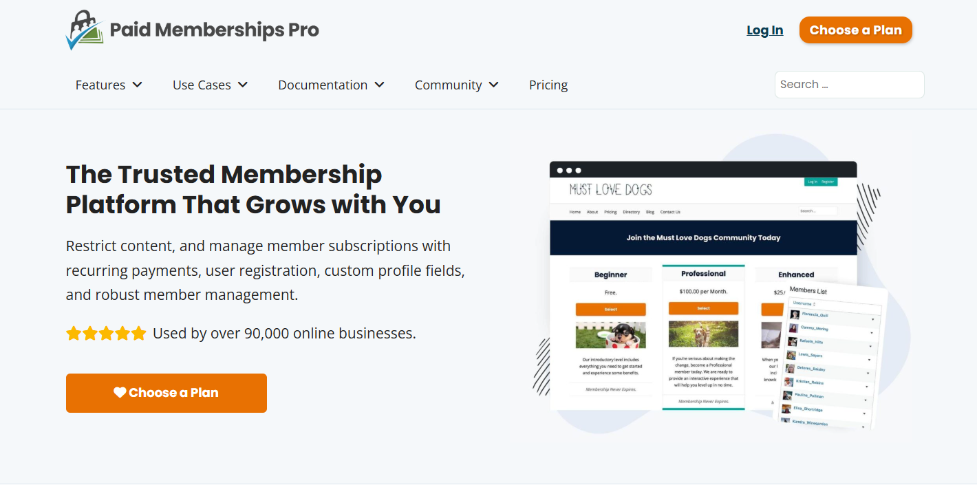 Paid Memberships Pro