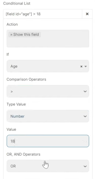 Set Age Limits With Conditional Logic Set Age Limits With Conditional Logic