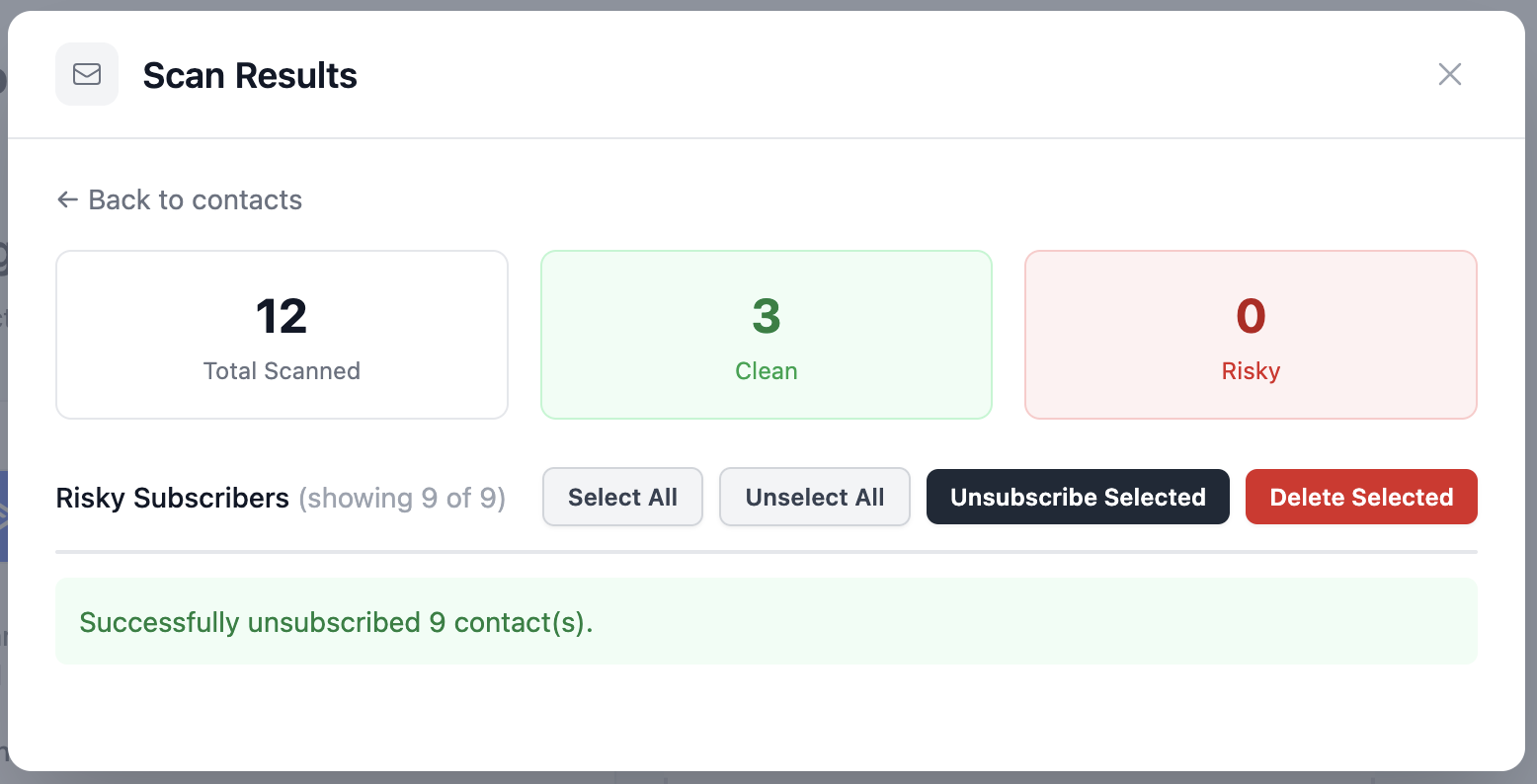 Step 6: Done! Your List Is Clean
