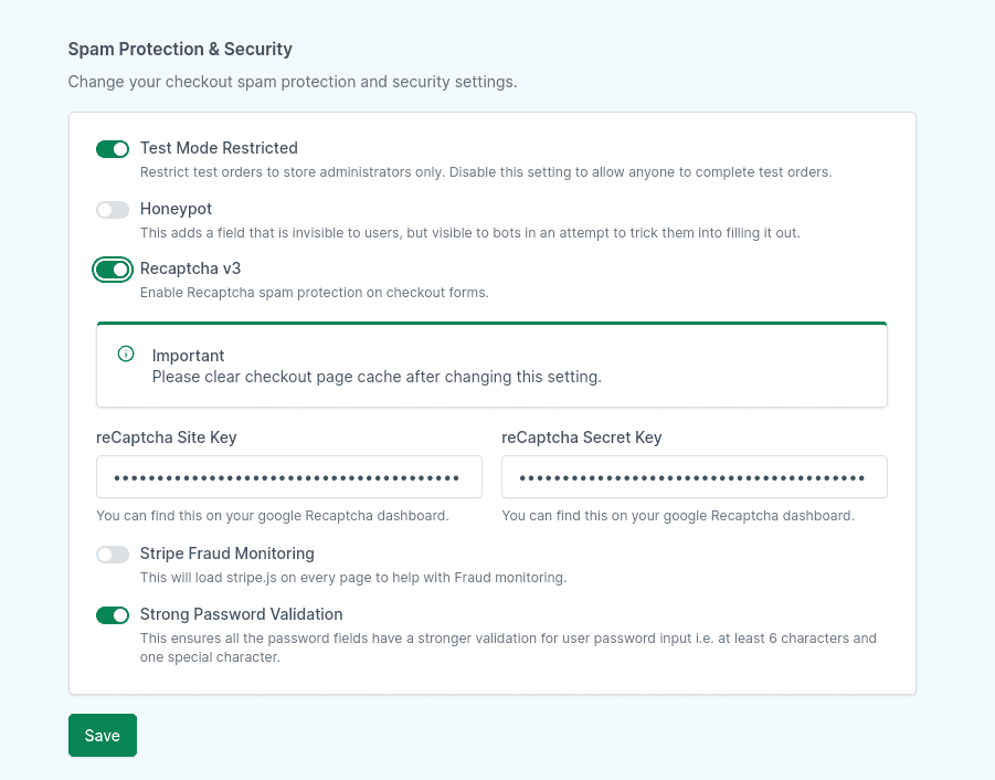 SureCart security SureCart security