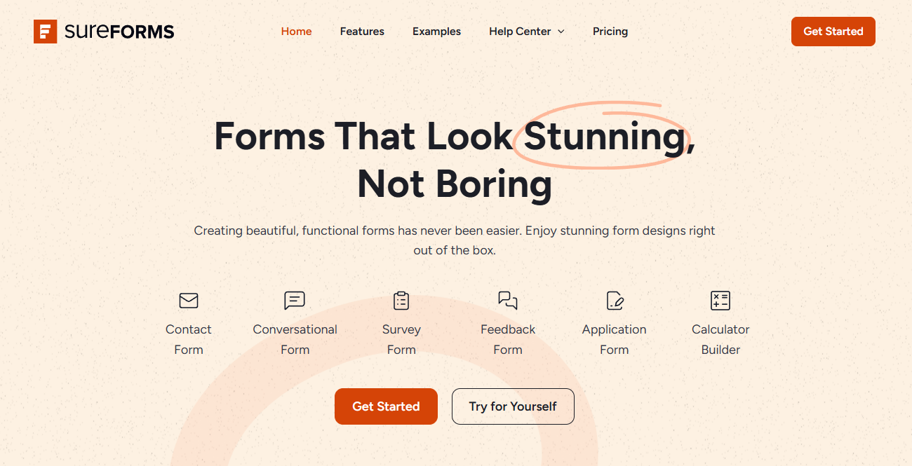 SureForms Page 