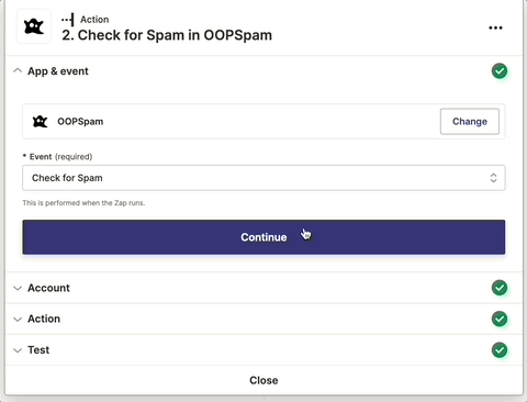 Stop spam on Typeform using Zapier and OOPSpam
