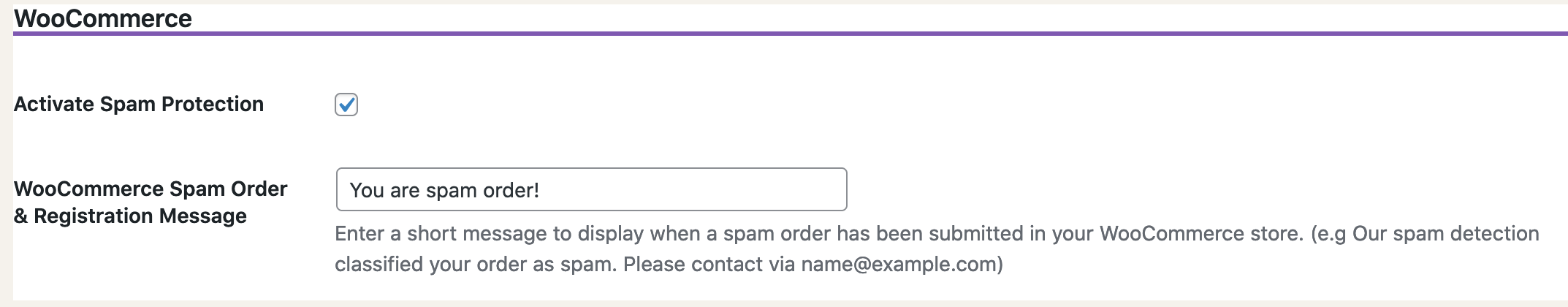 OOPSpam Anti-Spam WordPress Plugin Settings