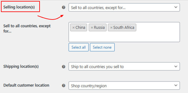 Block Certain Countries