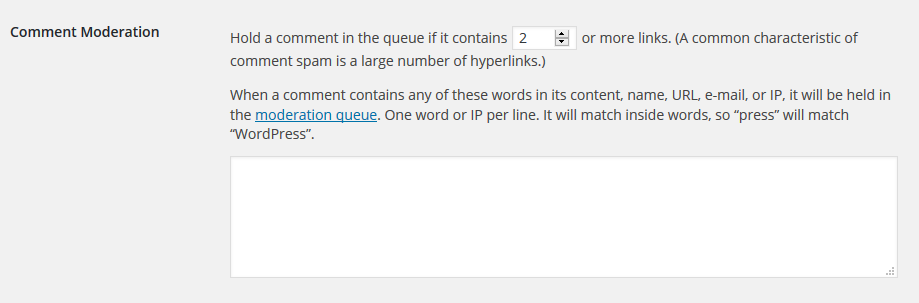 Tighten Comment Moderation and Filtering Rules