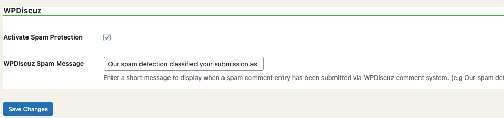 OOPSpam Anti-Spam WordPress Plugin Settings