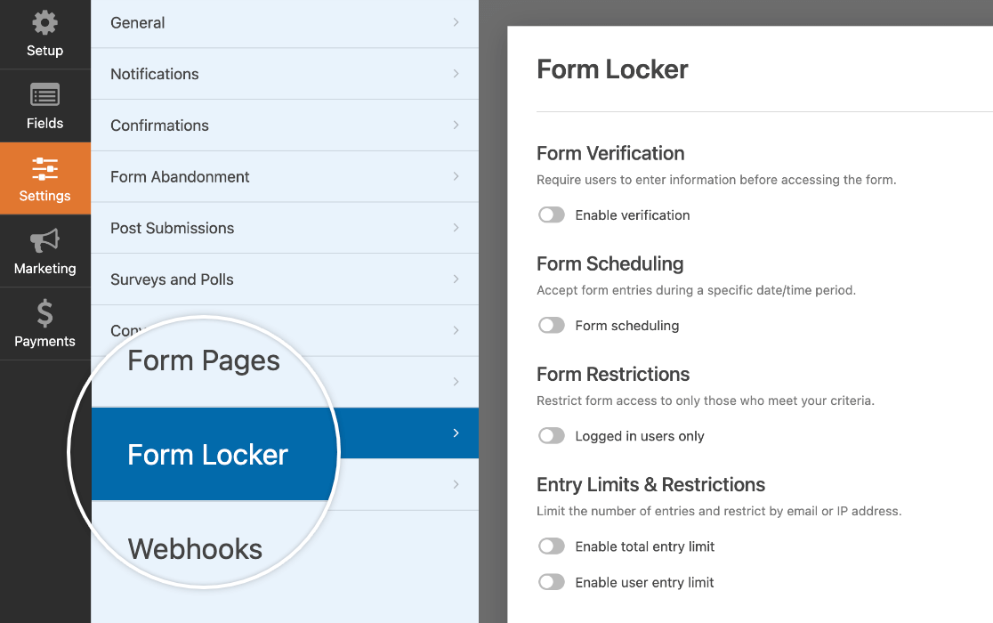 WPForms Form Locker WPForms Form Locker